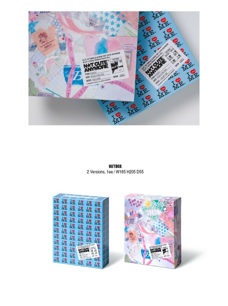 ILLIT 1st Single Album - NOT CUTE ANYMORE (ILLIT x Ashley Williams Pouch Ver.)