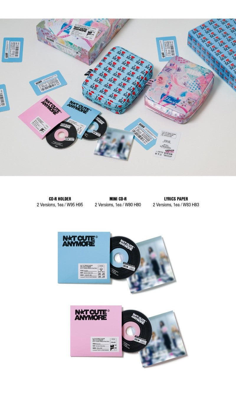 ILLIT 1st Single Album - NOT CUTE ANYMORE (ILLIT x Ashley Williams Pouch Ver.)