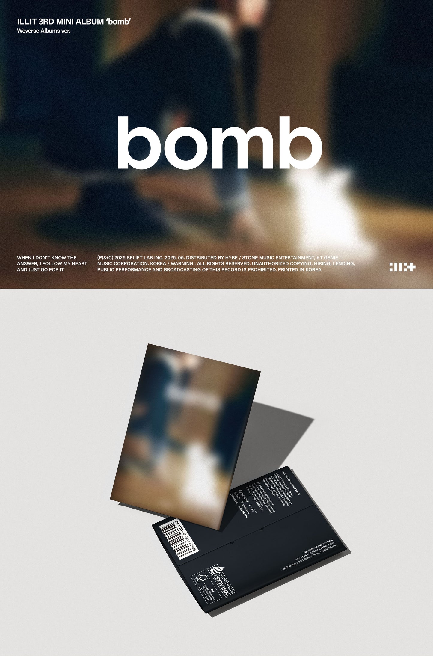 ILLIT 3rd Mini Album – bomb (Weverse Albums Ver.)