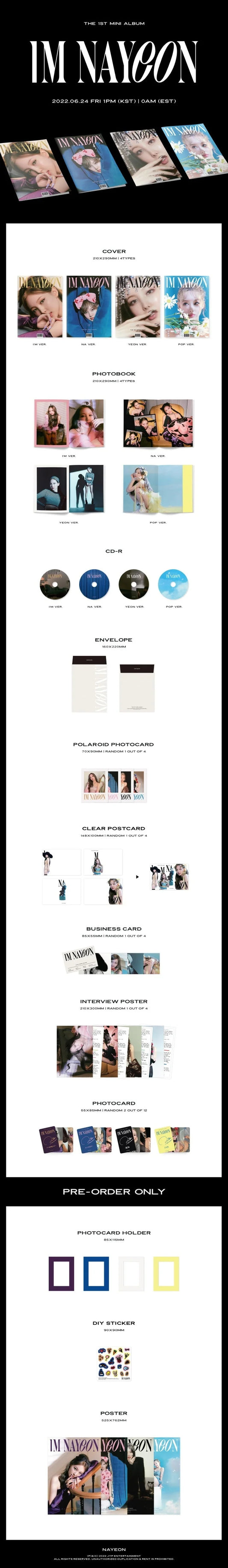 [PRE-OWNED] NAYEON Mini Album Vol. 1 - IM NAYEON