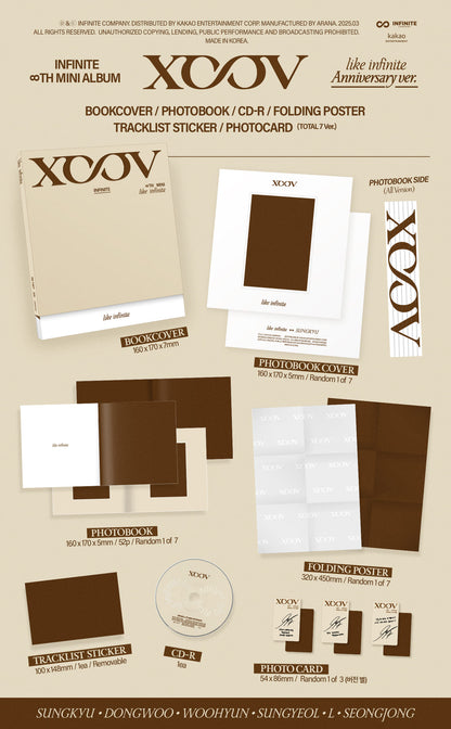 Infinite 8th Mini Album – LIKE INFINITE (Anniversary Ver.) (Random)