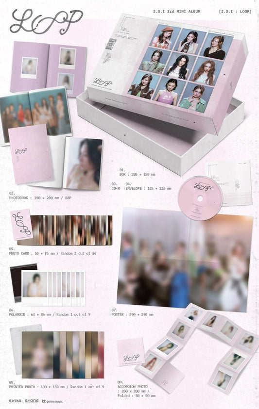 PRE-ORDER: I.O.I 3rd Mini Album I.O.I : LOOP