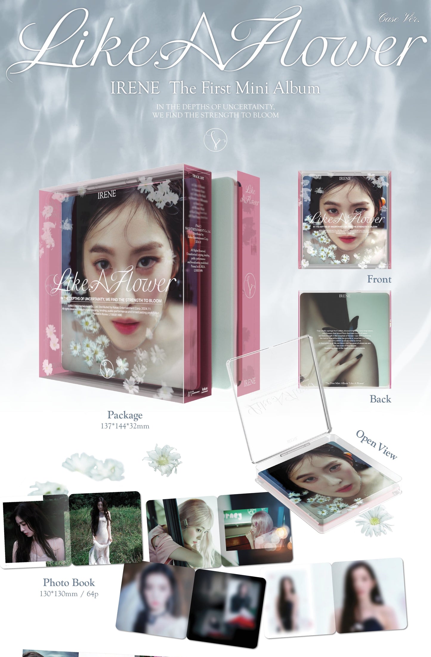 IRENE (Red Velvet) The First Mini Album – Like A Flower (Case Ver.)