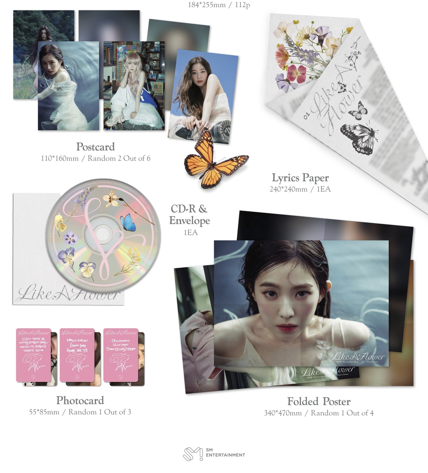 IRENE (Red Velvet) The First Mini Album – Like A Flower (Photobook Ver.)