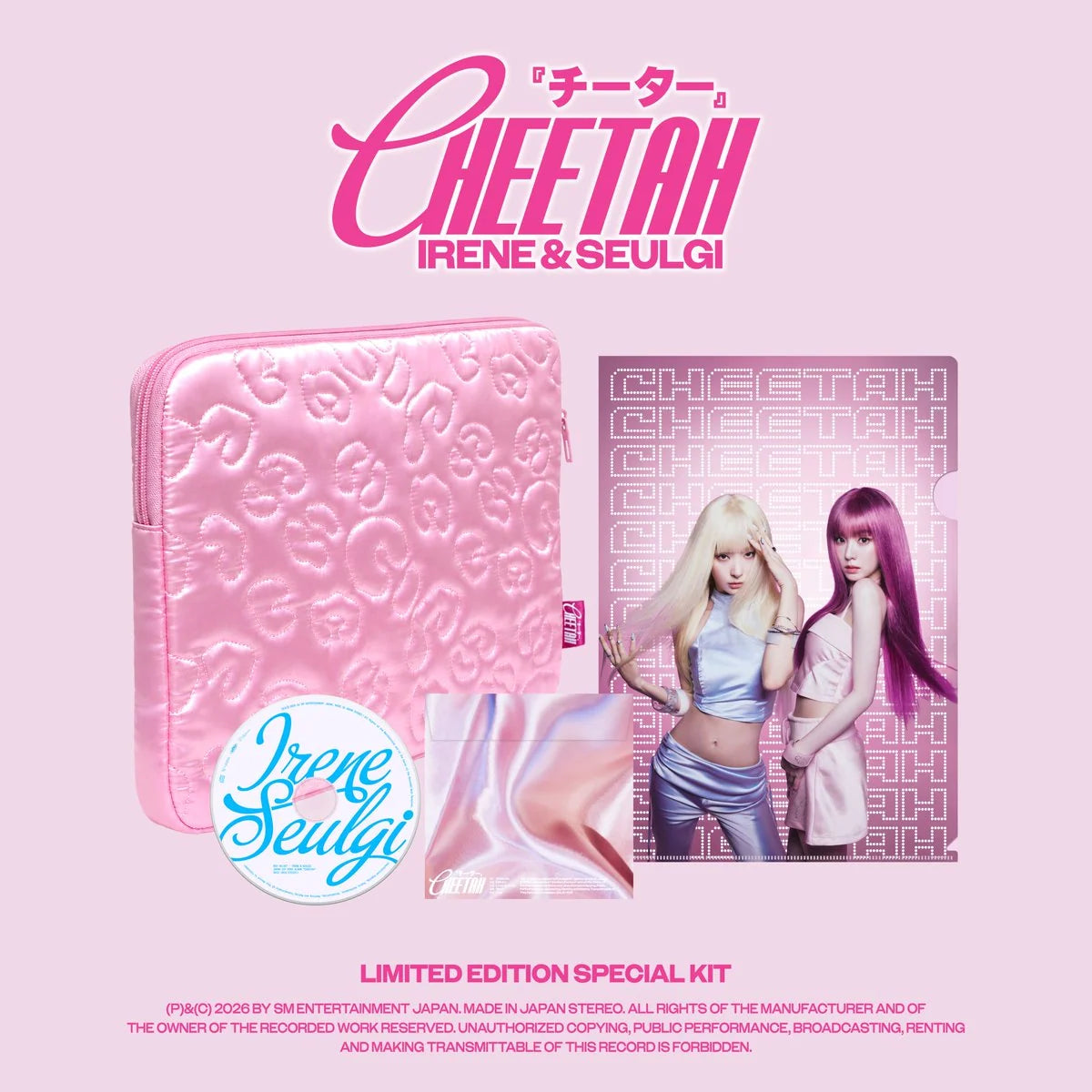 PRE-ORDER: IRENE & SEULGI (Red Velvet) 1st Mini Album - Cheetah [Japanese Edition]