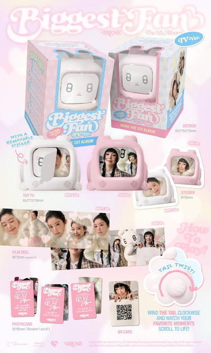 IRENE (Red Velvet) The 1st Album - Biggest Fan (TV Ver.) (Smart Album) (Random)