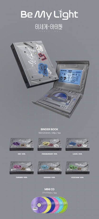 ISEGYE IDOL 1st Mini Album – Be My Light (BINDER Ver.)