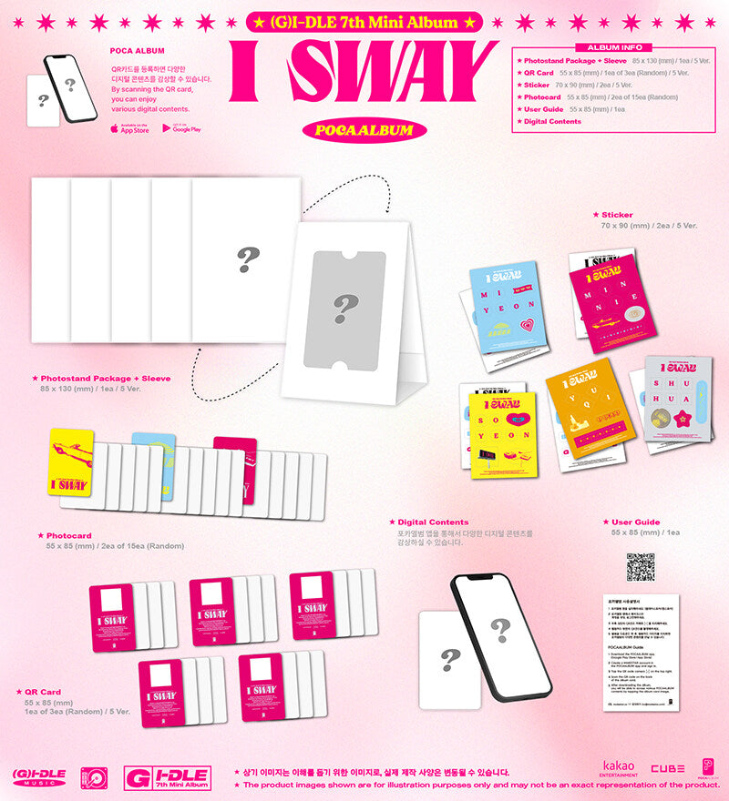 (G)I-DLE 7th Mini Album – I SWAY (Random) (POCA ver.)