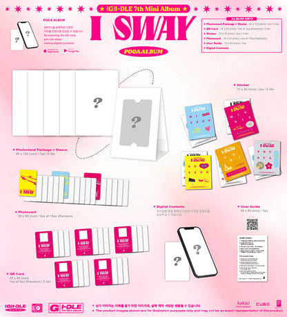 (G)I-DLE 7th Mini Album – I SWAY (Random) (POCA ver.)