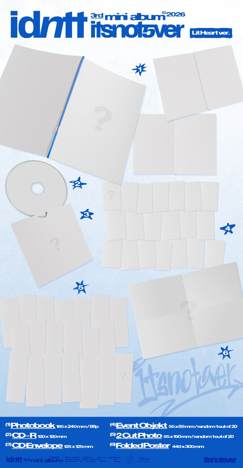 PRE-ORDER: idntt 3rd Mini Album - itsnotver