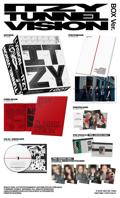 ITZY 11th Mini Album - TUNNEL VISION (Box Ver.)