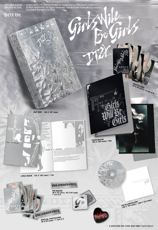 ITZY – Girls Will Be Girls (Box Ver.)