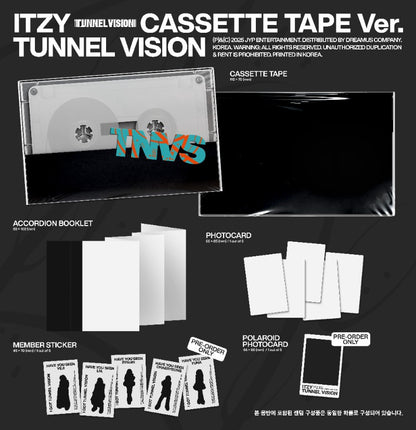 ITZY 11th Mini Album - TUNNEL VISION (Cassette Tape Ver.)