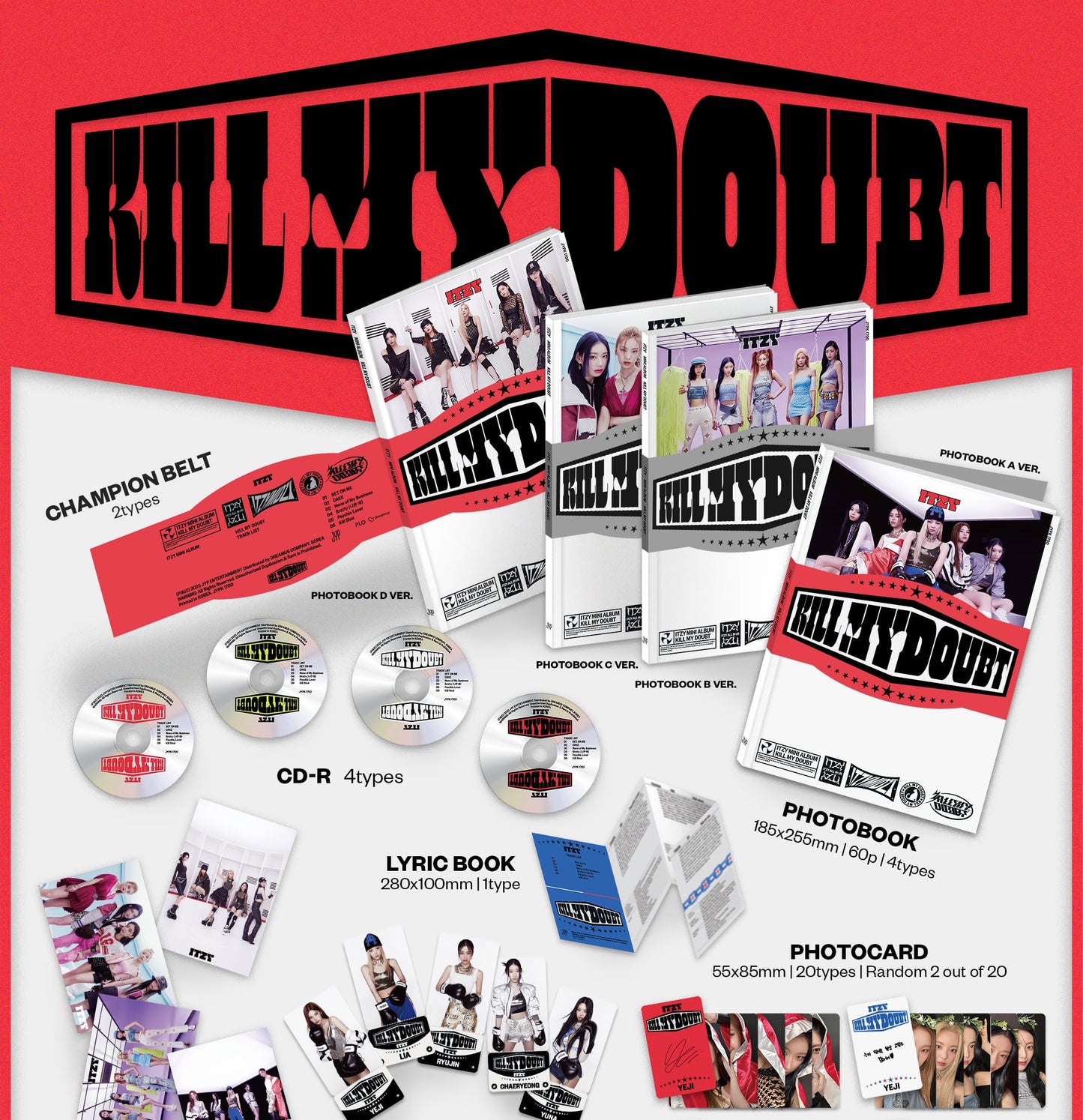 ITZY - KILL MY DOUBT (STANDARD EDITION) (Random)