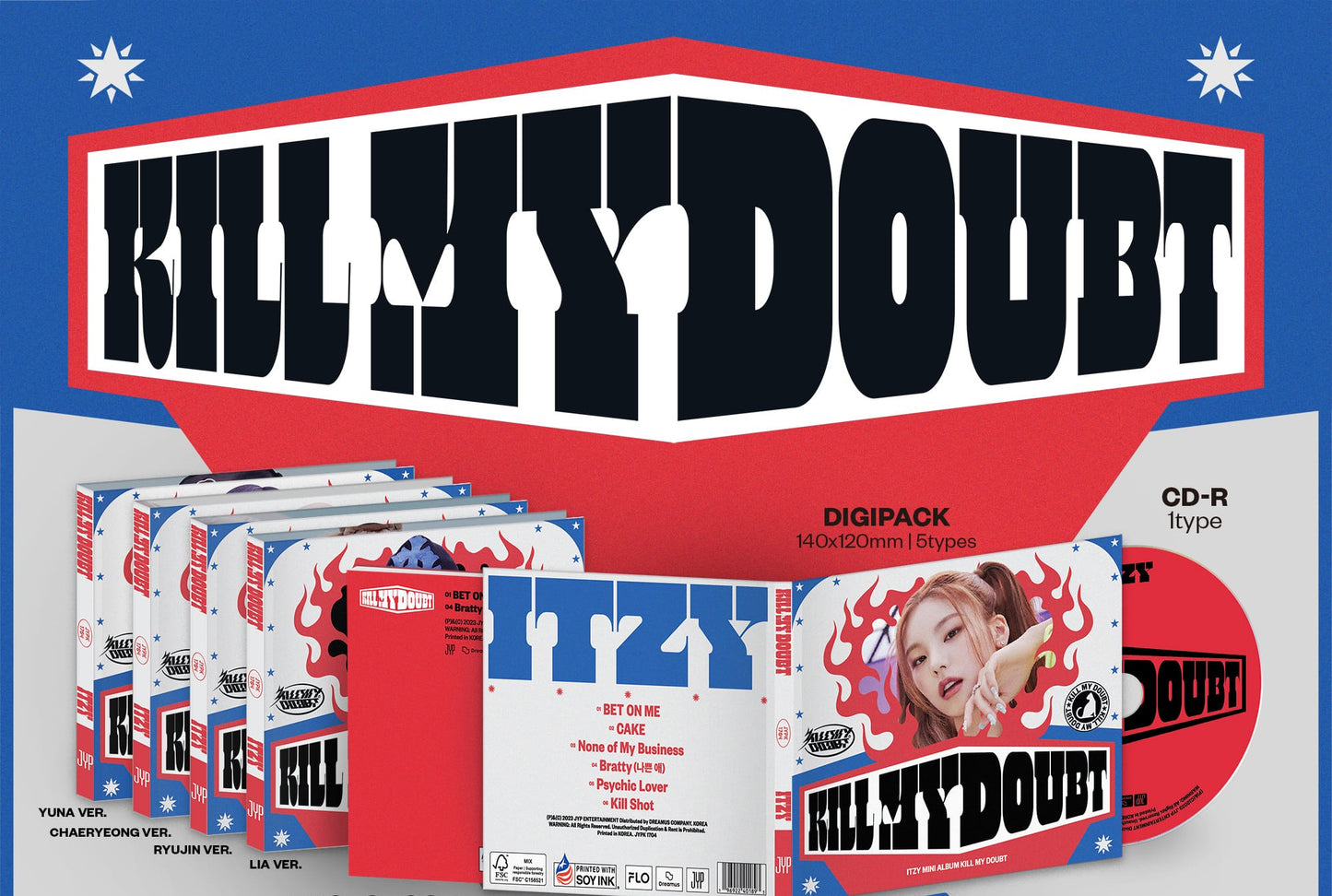 ITZY - KILL MY DOUBT (DIGIPACK) (Random)