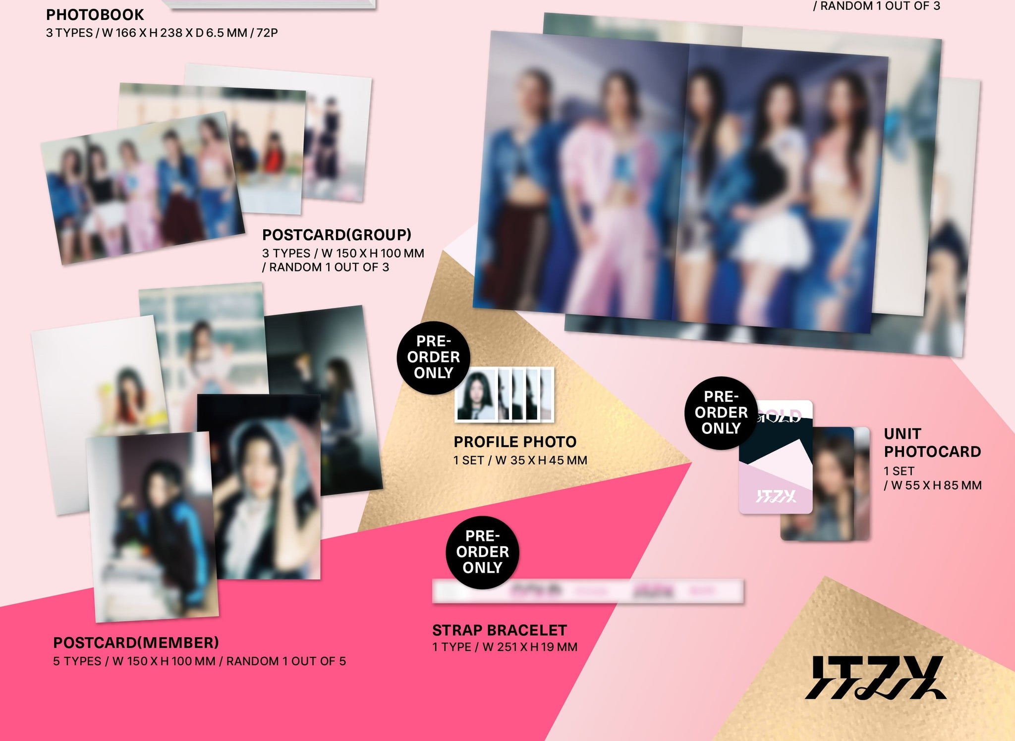 ITZY – GOLD (STANDARD Ver.) (Random) – K-Pop Stop NZ
