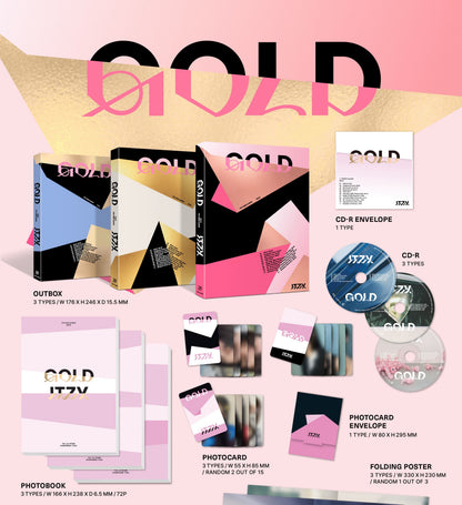 ITZY – GOLD (STANDARD Ver.) (Random)