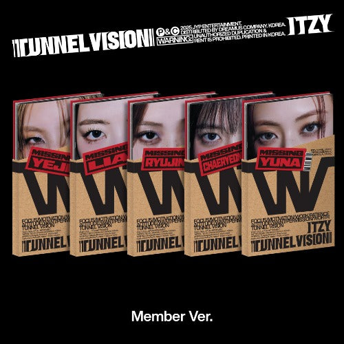 ITZY 11th Mini Album - TUNNEL VISION (Member Ver.) (Random)