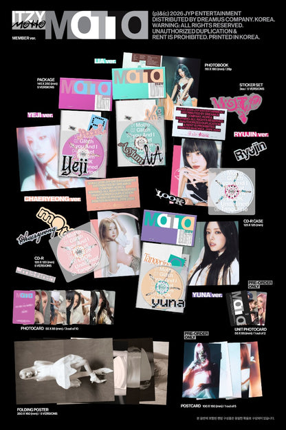 ITZY 12th Mini Album - Motto (Member Ver.) (Random)