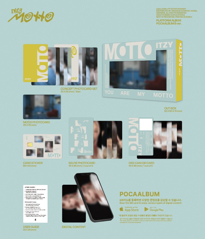 ITZY 12th Mini Album - Motto (POCA Album Ver.)