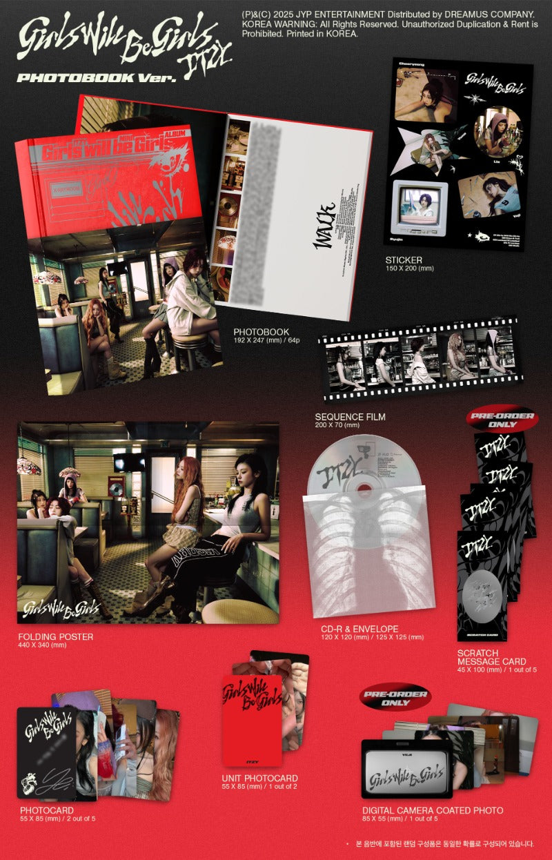 ITZY – Girls Will Be Girls (Photobook Ver.)