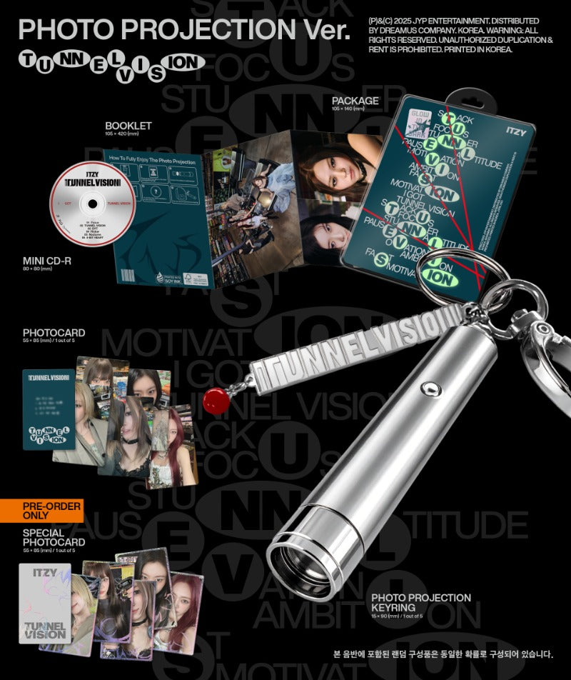 ITZY 11th Mini Album - TUNNEL VISION (Photo Projection Ver.)