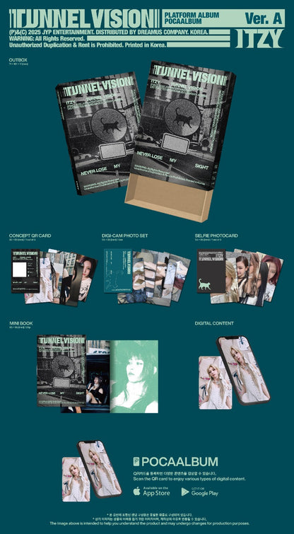 ITZY 11th Mini Album - TUNNEL VISION (POCA Album Ver.) (Random)