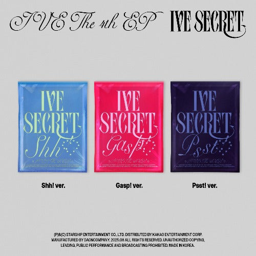 PRE-ORDER: IVE THE 4th EP – IVE SECRET (Random)