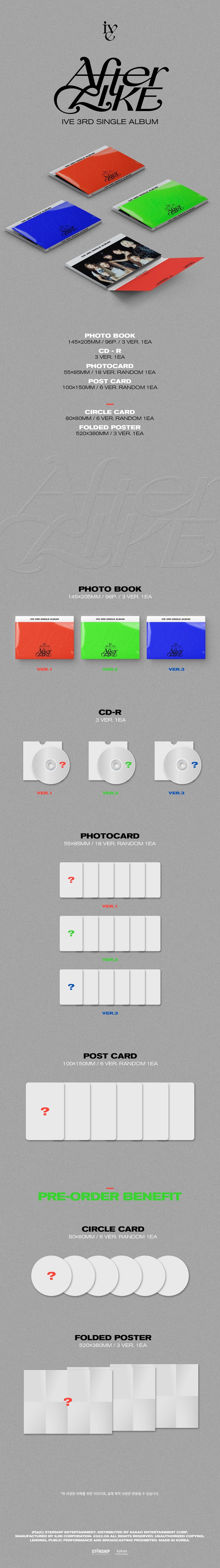 [PRE-OWNED] IVE Single Album Vol. 3 - After Like (PHOTOBOOK VER.)