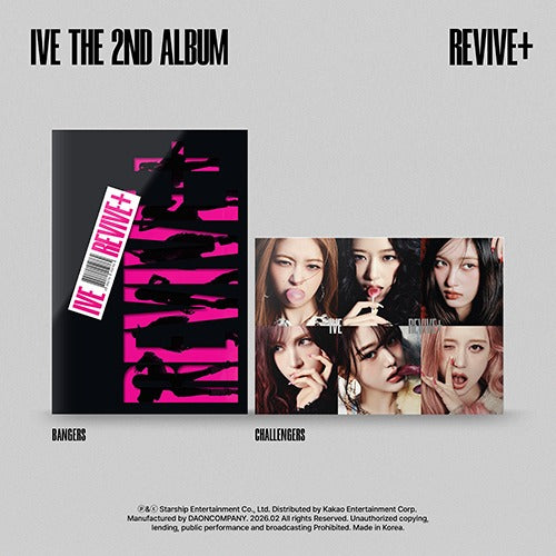 IVE – The 2nd Album - REVIVE+ (BANGERS Ver. / CHALLENGERS Ver.) (Random)