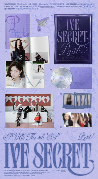[PRE-OWNED] IVE THE 4th EP – IVE SECRET