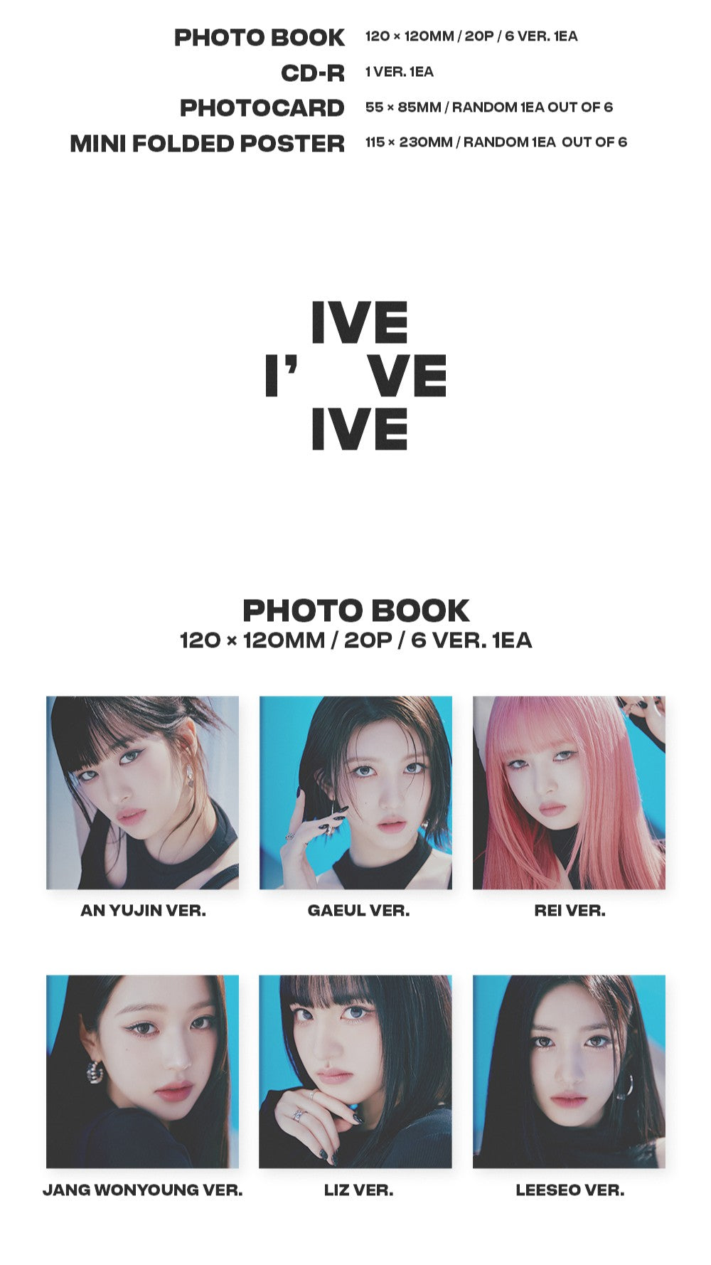 [PRE-OWNED] IVE 1st Album – I’VE IVE (Jewel Ver.)