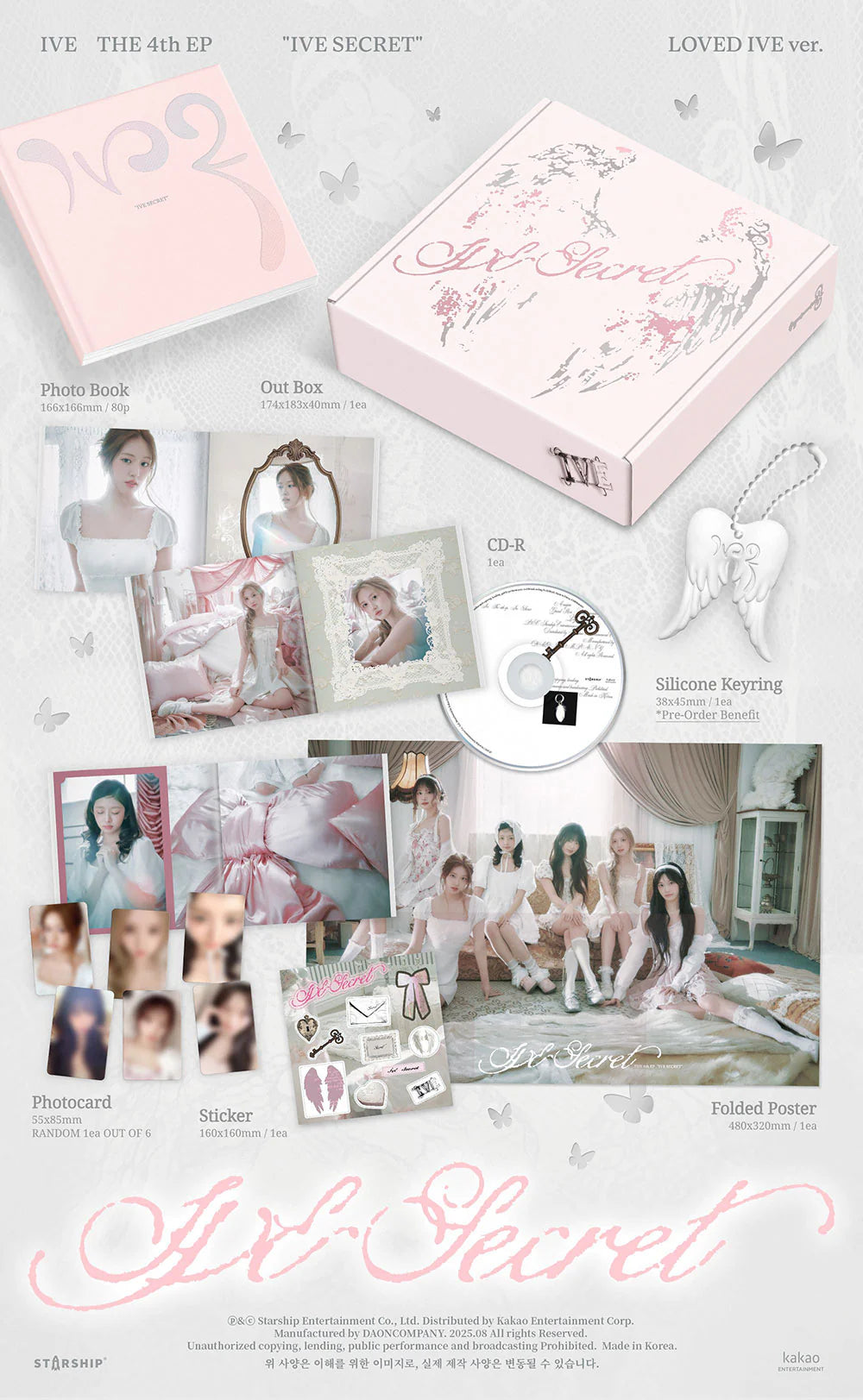 [PRE-OWNED] IVE THE 4th EP – IVE SECRET (LOVED IVE Ver.) (Limited Edition)