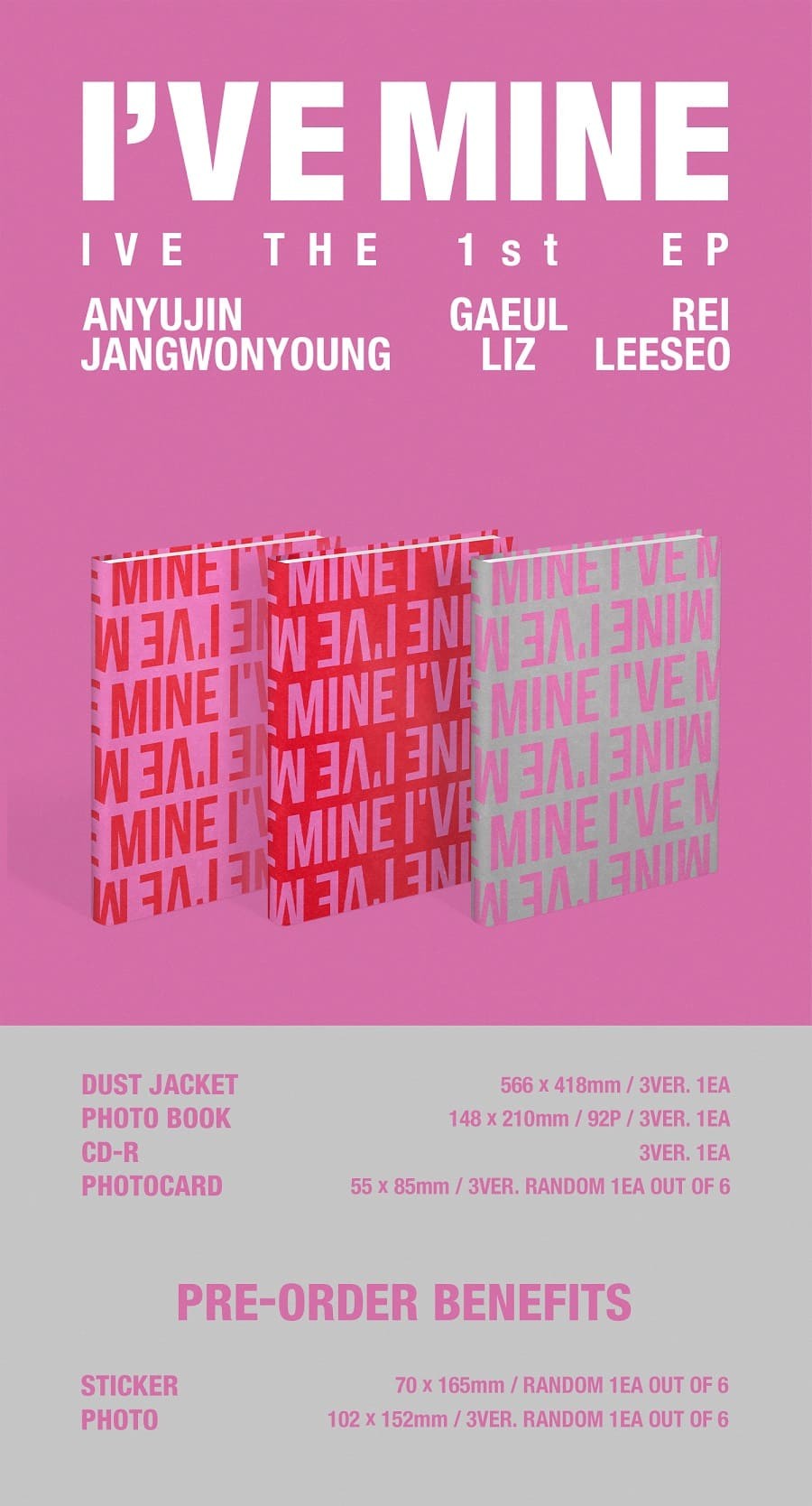 [PRE-OWNED] IVE 1st EP – I’VE MINE