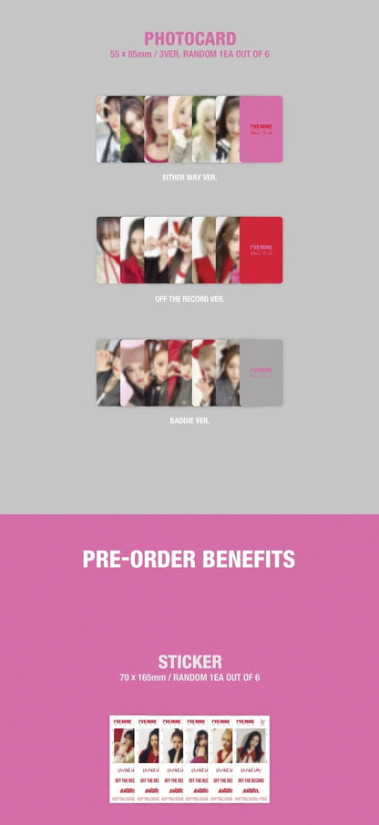 [PRE-OWNED] IVE 1st EP – I’VE MINE