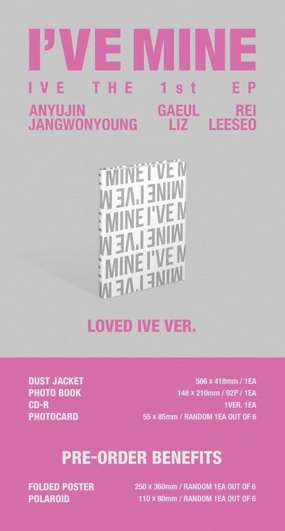 [PRE-OWNED] IVE 1st EP – I’VE MINE