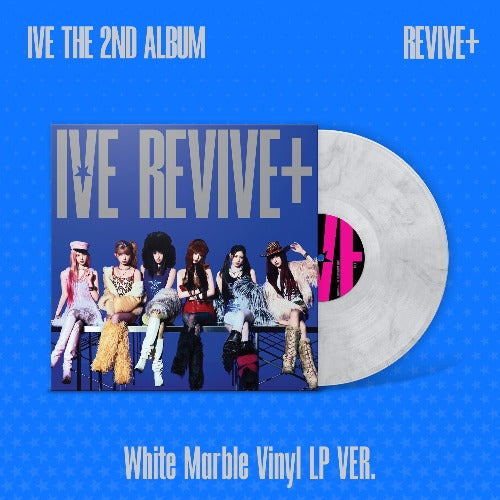 PRE-ORDER: IVE The 2nd Album - REVIVE+ (White Marble Vinyl LP Ver.)