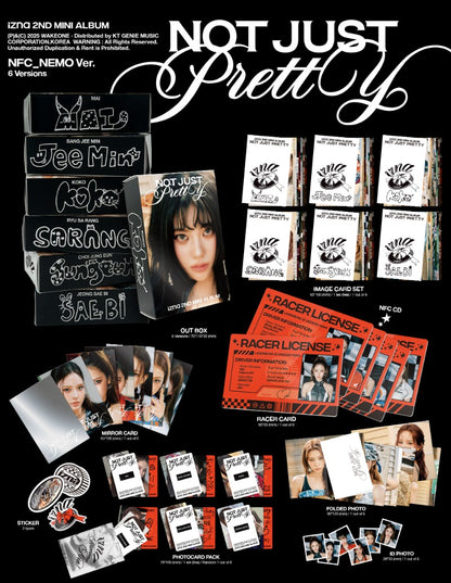 izna 2nd Mini Album - Not Just Pretty (NFC/Nemo Ver.) (Random)