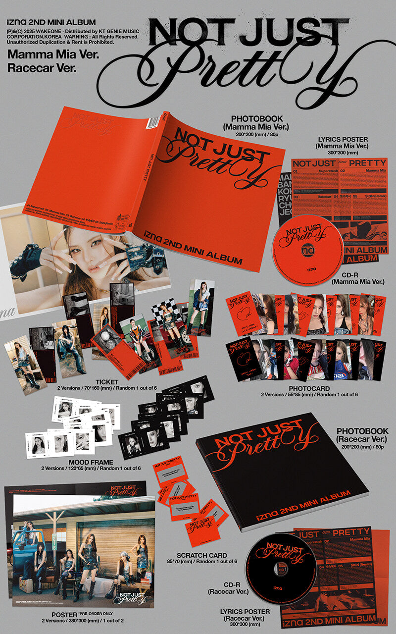 izna 2nd Mini Album - Not Just Pretty (Photobook Ver.) (Random)