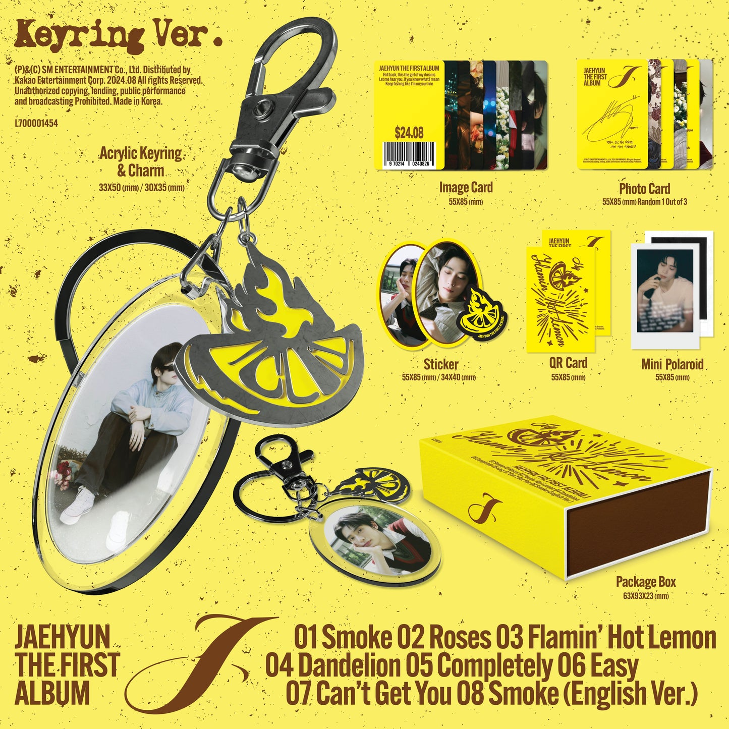 JAEHYUN 1ST ALBUM – J (Keyring Ver.)