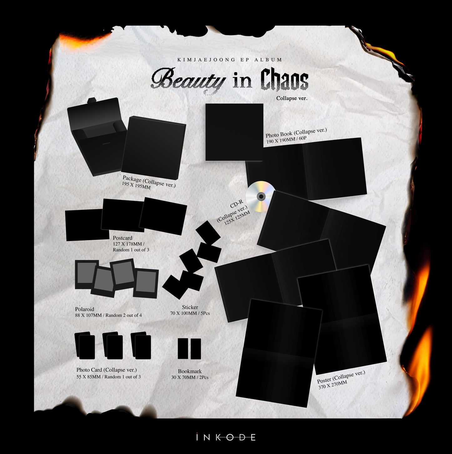 KIM JAEJOONG EP ALBUM – Beauty in Chaos (Random)