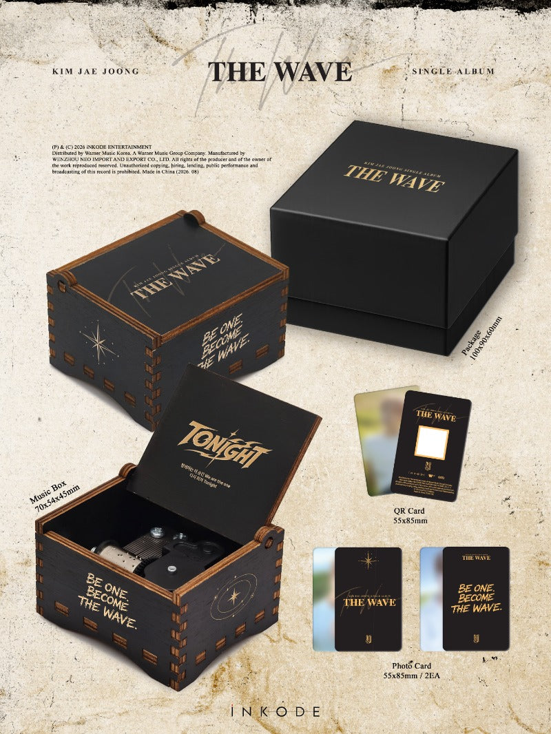 KIM JAE JOONG 2nd Single Album - THE WAVE