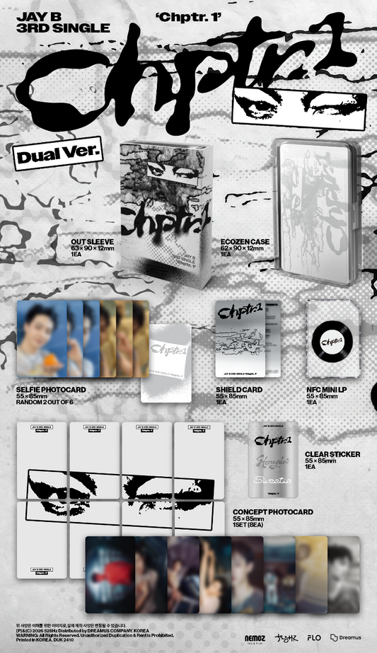 PRE-ORDER: JAY B 3rd Single Album - Chptr.1 (Dual Ver.)