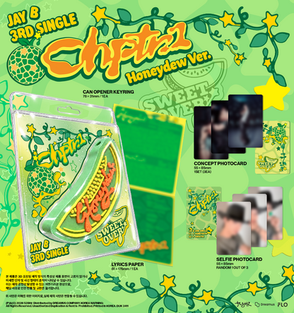 PRE-ORDER: JAY B 3rd Single Album - Chptr.1 (Honeydew Ver.)