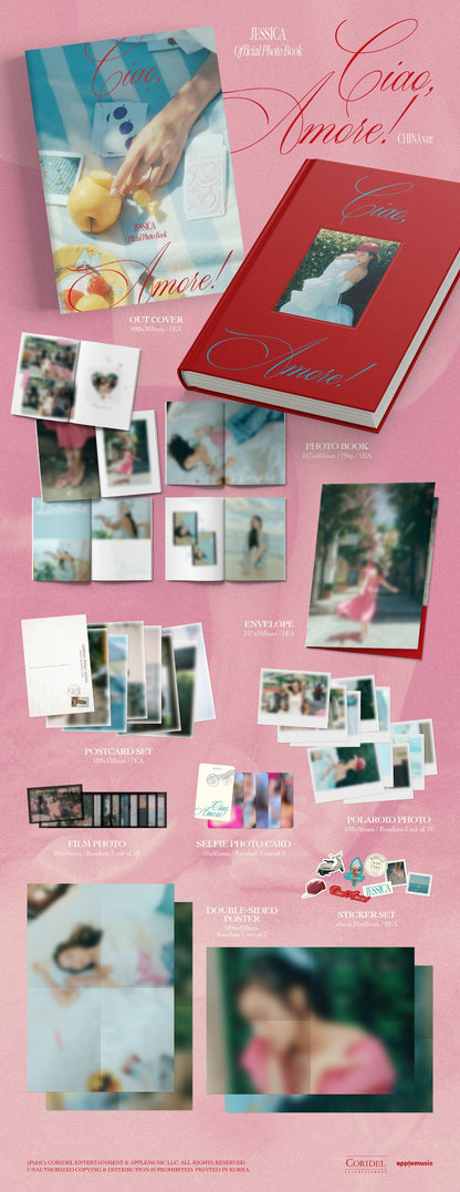 PRE-ORDER: JESSICA Official Photobook - Ciao, Amore!