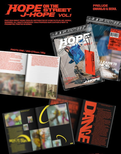j-hope – HOPE ON THE STREET VOL.1* (Random) (manufacturing defect)