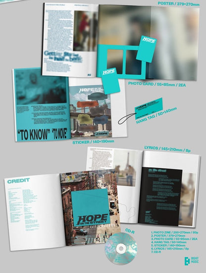 j-hope – HOPE ON THE STREET VOL.1* (Random) (manufacturing defect)