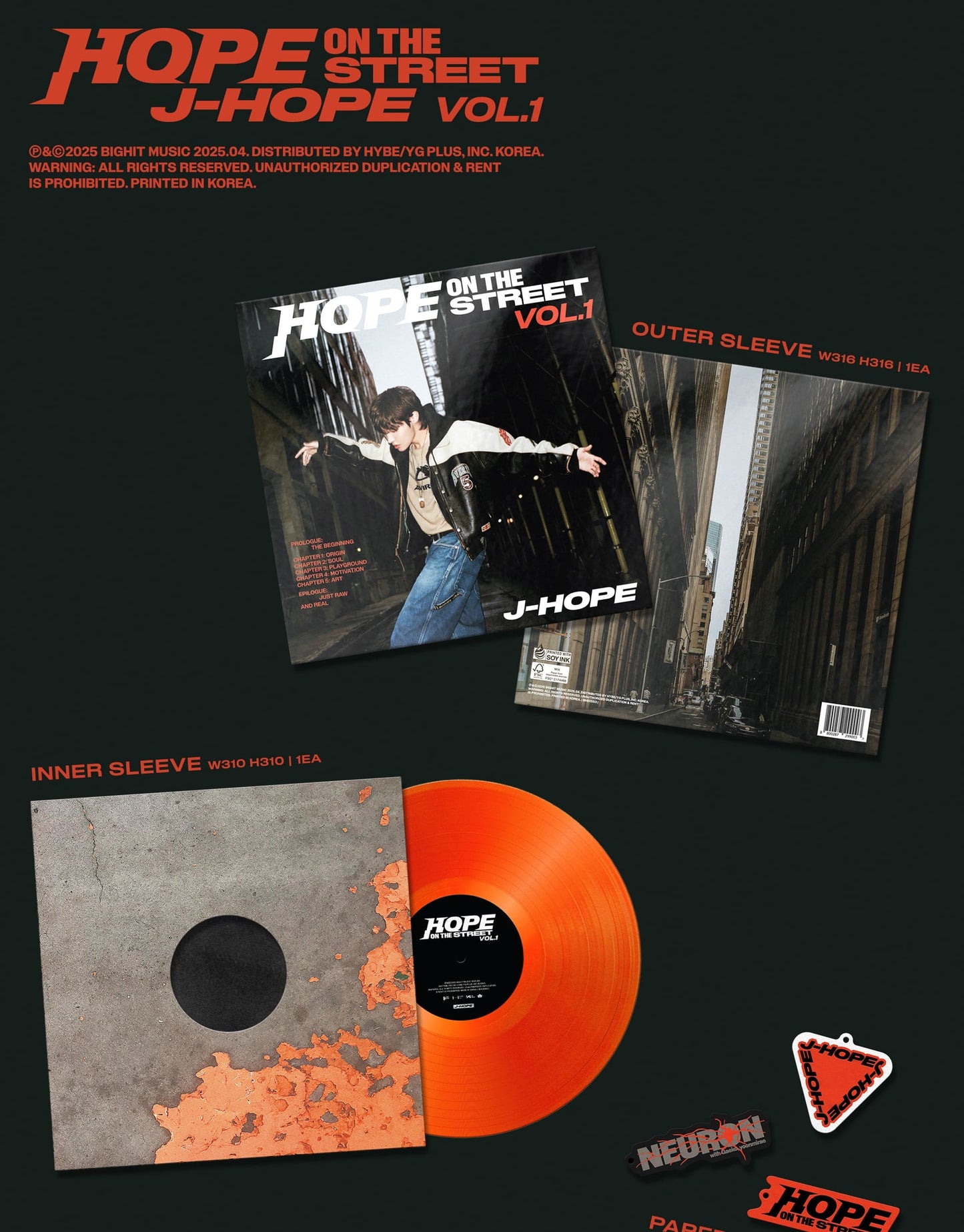j-hope – HOPE ON THE STREET VOL.1 (LP)
