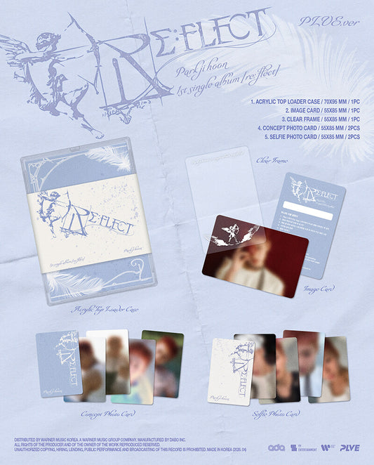 PRE-ORDER: PARK JI HOON 1st Single Album - RE:FLECT (PLVE Ver.)
