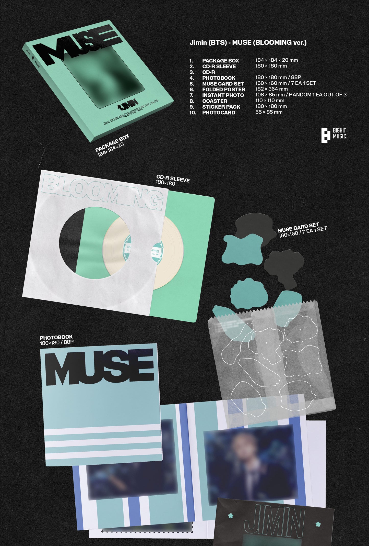 Jimin 2nd Solo Album – MUSE (Random)